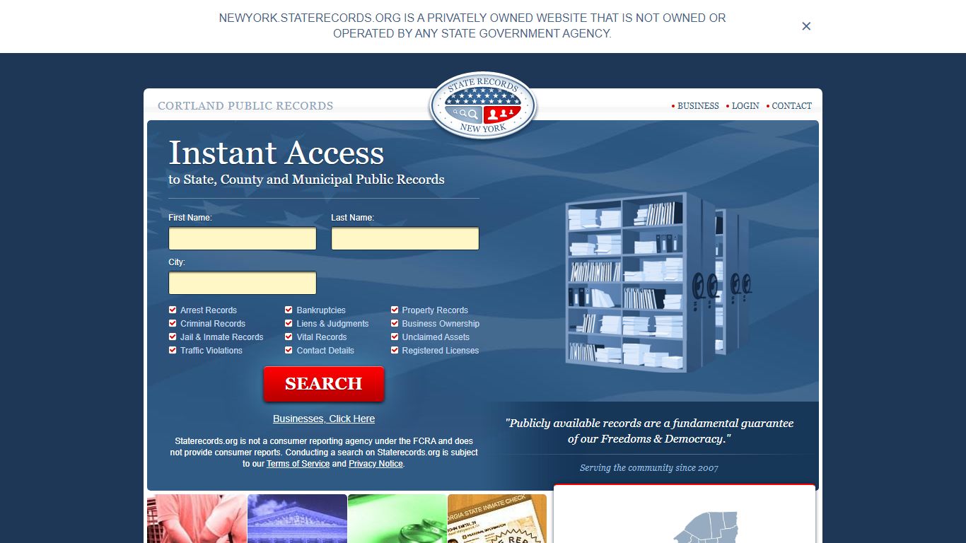 Cortland Arrest and Public Records | New York.StateRecords.org